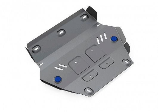 Алюминиевая защита радиатора Rival на Isuzu D-Max 2012- 2.5TD (толщина 4 мм)