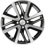 Khomen Wheels KHW1609 (XRay) 6x16 4x100 ET41 dia 60,1 black-FP