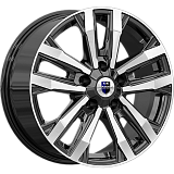 K&K Мичиган 8x18 5x130 ET43 dia 84,1 алмаз черный