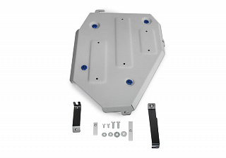 Алюминиевая защита топливного бака Rival на Kia Sorento Prime 2015-2017 2.4; 2.2d; 3.3 (толщина 4 мм)