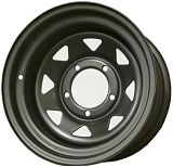 Offroad wheels УАЗ 7x15 5x139.7 ET-19 dia 110 чёрный матовый