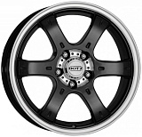Dotz Crunch 8x16 6x139,7 ET35 dia 67,1 matt black polished lip