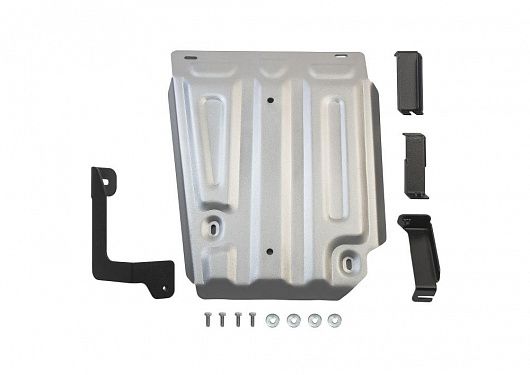 Алюминиевая защита топливного бака Rival на Renault Kaptur 2016- 2.0; полный привод (толщина 4 мм)