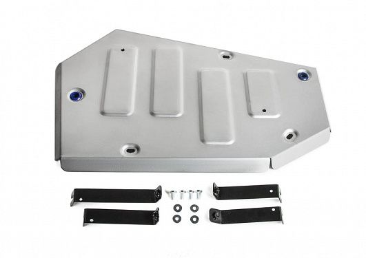 Алюминиевая защита топливного бака Rival на Volkswagen Tiguan 2016- 1.4 (125, 150л.с.); передний привод (толщина 4 мм)