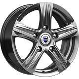 K&K Легион 7x17 5x112 ET54 dia 57,1 блэк платинум Россия