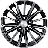 Khomen Wheels KHW1611 (Actyon) 6,5x16 5x112 ET39,5 dia 66,6 black-FP