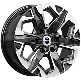K&K Тейт 7,5x17 6x139,7 ET45 dia 93,1 алмаз черный