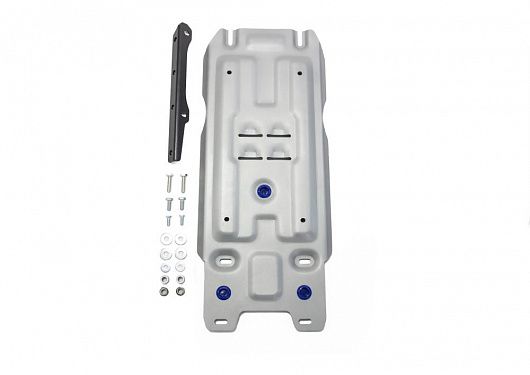 Алюминиевая защита КПП Rival на Toyota Land Cruiser 200 2015- 4.5d; 4.6 (толщина 4 мм)
