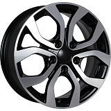 iFree Replica Lifan (КС704 (ZV 16_Lifan X60)) 6,5x16 5x114,3 ET45 dia 60,1 алмаз черный Россия