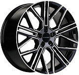 Khomen Wheels KHW2101 (Li 6/7/8/9) 9,5x21 5x120 ET45,5 dia 62,5 black-FP