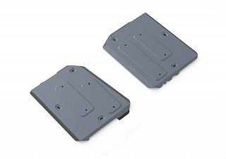 Алюминиевая защита топливного бака Rival на Jeep Cherokee 2014- 2.4, 3.2; полный привод (толщина 4 мм)