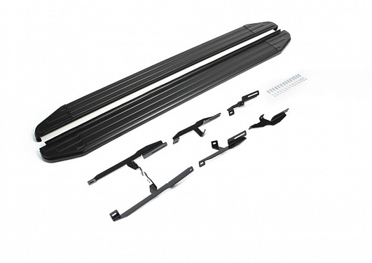 Порог-площадка Rival Premium-Black для Suzuki Grand Vitara, 5D 2005-2008-2012-2016