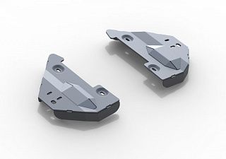 Алюминиевая защита рычагов Rival на Toyota Hilux 2015- 2.4d; 2.8d; полный привод (толщина 6 мм)