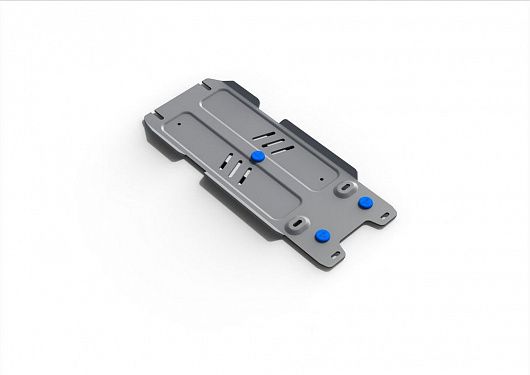 Алюминиевая защита КПП Rival на Toyota Land Cruiser 200 2015- 4.5d; 4.6 (толщина 6 мм)