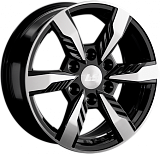 LS wheels 1301 7,5x17 6x139,7 ET30 dia 106,1 BKF