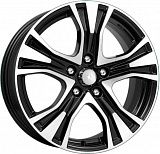 iFree Replica Audi (КС673 (ZV 17_Audi A4)) 7x17 5x112 ET46 dia 66,6 алмаз черный Россия