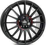 OZ Racing Superturismo GT 8x17 5x112 ET35 dia 75 matt black + red lettering