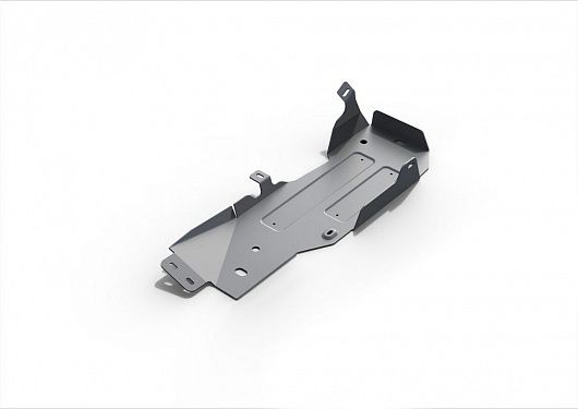 Алюминиевая защита топливного бака Rival на Jeep Wrangler JK 2D 2007-2018 2.8d (толщина 6 мм)