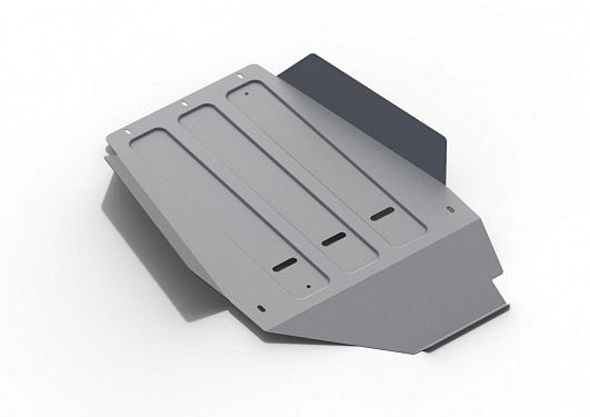 Алюминиевая защита КПП Rival на Toyota Land Cruiser 100 1998-2007 4.2d; 4.7 (толщина 4 мм)