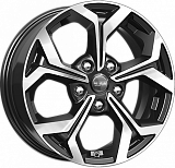 K&K КС878 6,5x16 5x108 ET50 dia 63,35 алмаз черный