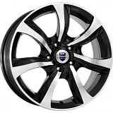 K&K Либерти 7x17 5x100 ET38 dia 67,1 алмаз черный Россия