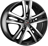 MAK Aria 8x18 5x114,3 ET40 dia 60,1 gun metallic mirror