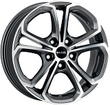 MAK Hessen 7x17 5x120 ET41 dia 67,1 gun metallic mirror