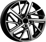 Вектор R267 6,5x17 5x114,3 ET45 dia 54,1 алмаз черный