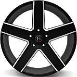 Harp Y-15 9x22 5x120 ET32 dia 74,1 satin black - precision milling