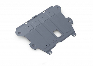 Алюминиевая защита картера + КПП Rival на Renault Duster 2011-2015 1.6; 2.0; 1.5d (толщина 4 мм)