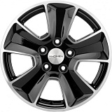 Khomen Wheels KHW1601 (Duster) 6,5x16 5x114,3 ET50 dia 66,1 black-FP Россия