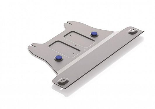 Алюминиевая защита КПП Rival на Volkswagen Crafter 2006-2015 все (толщина 4 мм)