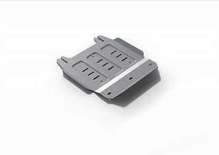 Алюминиевая защита раздаточной коробки Rival на Toyota Hilux 2007-2015 2.5d; 3.0d (толщина 6 мм)