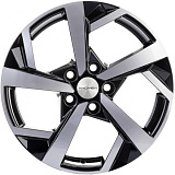 Khomen Wheels KHW1712 (Karoq/Octavia/Passat/Tiguan) 7x17 5x112 ET43 dia 57,1 black-FP