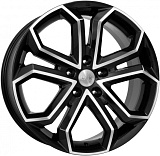 K&K Пандора 8,5x19 5x120 ET25 dia 60,1 алмаз черный Россия
