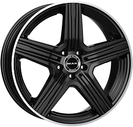 gloss black mirror ring