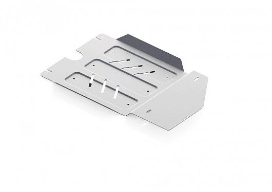 Алюминиевая защита КПП Rival на Toyota Hilux 2007-2015 2.5d; 3.0d (толщина 4 мм)