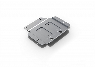 Алюминиевая защита раздаточной коробки Rival на Volkswagen Amarok 2010-2016 2.0d (толщина 4 мм)