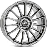 OZ Racing Superturismo LM 8x18 5x112 ET35 dia 75 matt race silver + black lettering