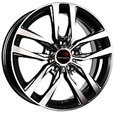 Vector B214 6x16 5x100 ET38 dia 57,1 алмаз черный