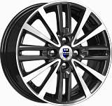 K&K Модена 6x15 4x100 ET46 dia 54,1 алмаз черный Россия