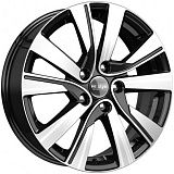 K&K КС749 7x17 5x112 ET48,5 dia 57,1 алмаз черный Россия