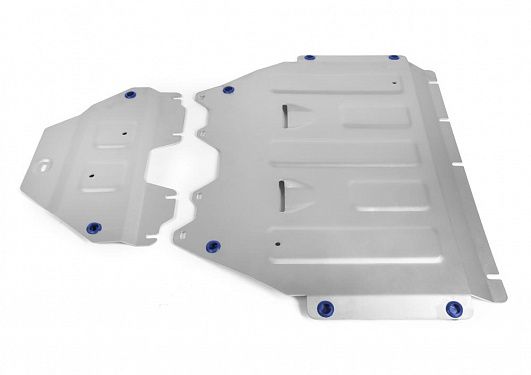 Комплект защит картера 2 части Rival на Mercedes-Benz A200 2018- 1.3 (150л.с.) (толщина 4 мм)