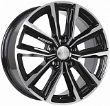 K&K Лацио 7,5x17 5x114,3 ET35 dia 67,1 алмаз черный