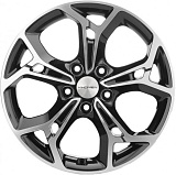 Khomen Wheels KHW1702 (Optima/Tucson) 7x17 5x114,3 ET51 dia 67,1 black-FP