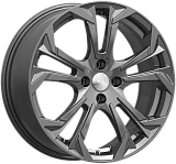 Скад Дунай 7x17 4x100 ET37 dia 67,1 графит Россия