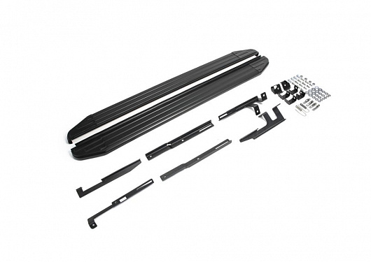 Порог-площадка Rival Premium-Black для Mazda CX-5 2011-2015-2017